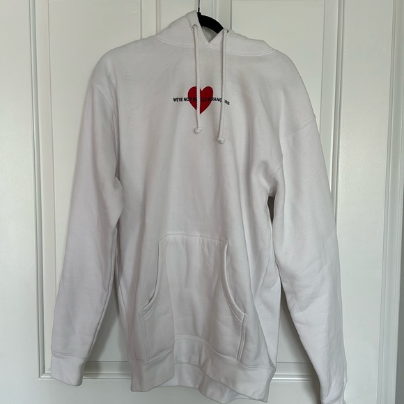 We’re not really strangers white sweatshirt size medium unisex - Picture 1 of 6